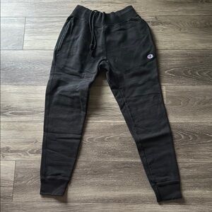 Champion Black Jogger Pants size Small